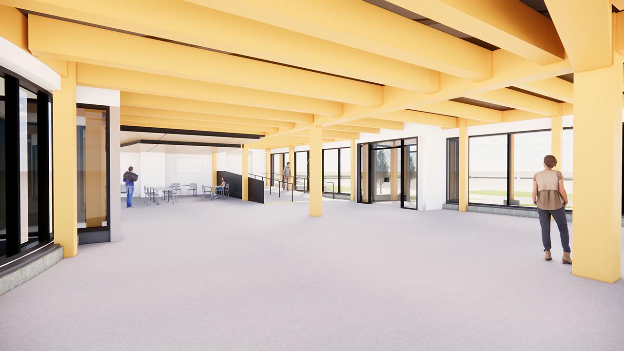 Entrance interior (rendering)