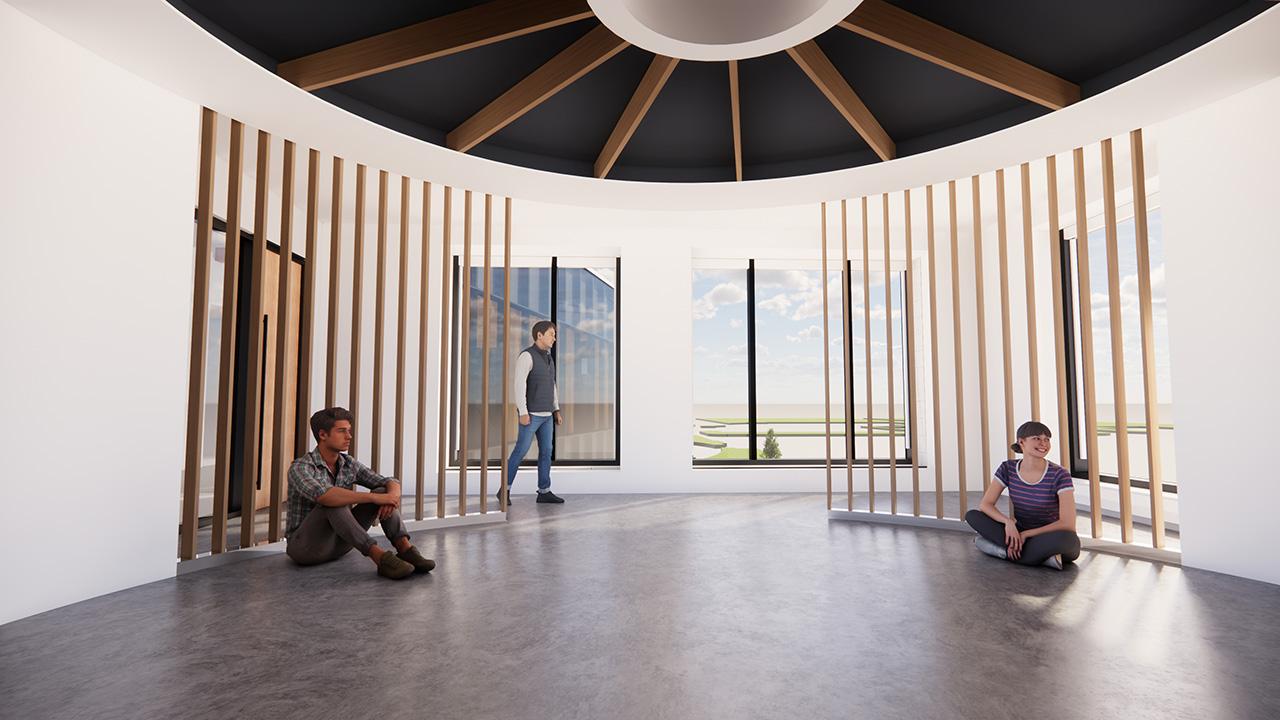 Indigenous gathering space (rendering)